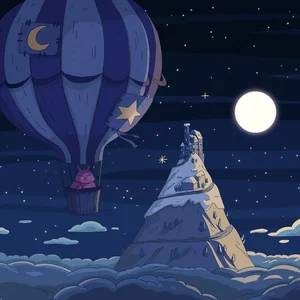 Above the Clouds cover art by Purrple Cat