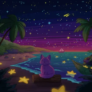 Sea of Stars 2 cover art by Purrple Cat